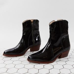 Free People New Frontier Leather western booties